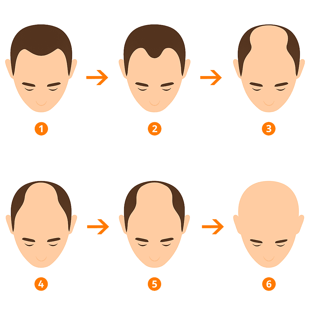 male pattern baldness example
